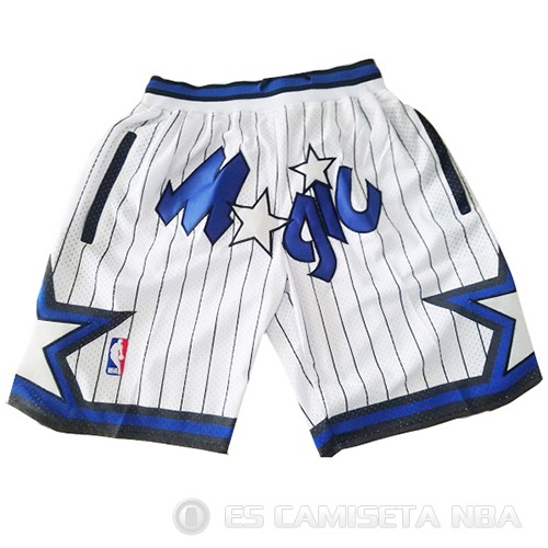 Pantalone Orlando Magic Just Don Blanco - Haga un click en la imagen para cerrar